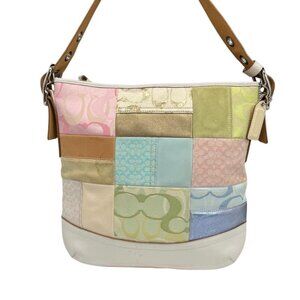 Coach Pastel Patchwork Crossbody Bag Purse